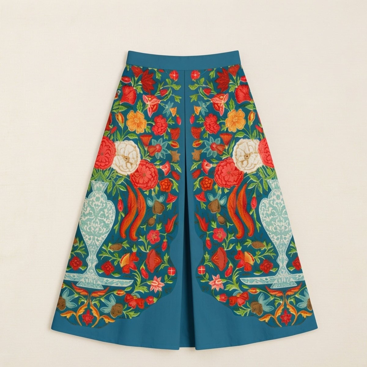 Naymish Cotton Women Skirt — Spring Bloom — Floral — Day Wear - Naymish Designs
