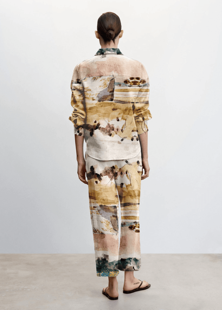 Oxfordshire Beige Coord Set for Women - Naymish Designs