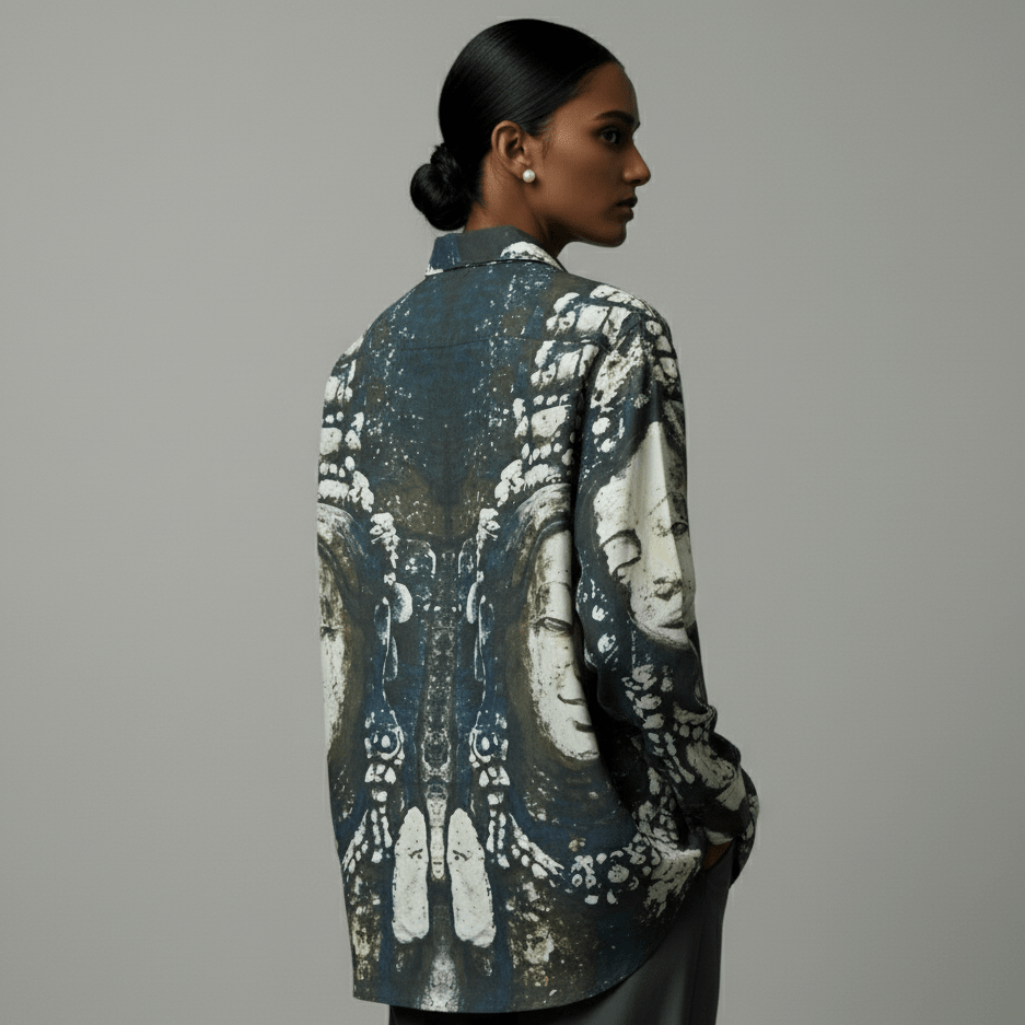 Padma Shirt for Women - Luxury Designer | Soft Cotton or Pure Linen  - Naymish Designs