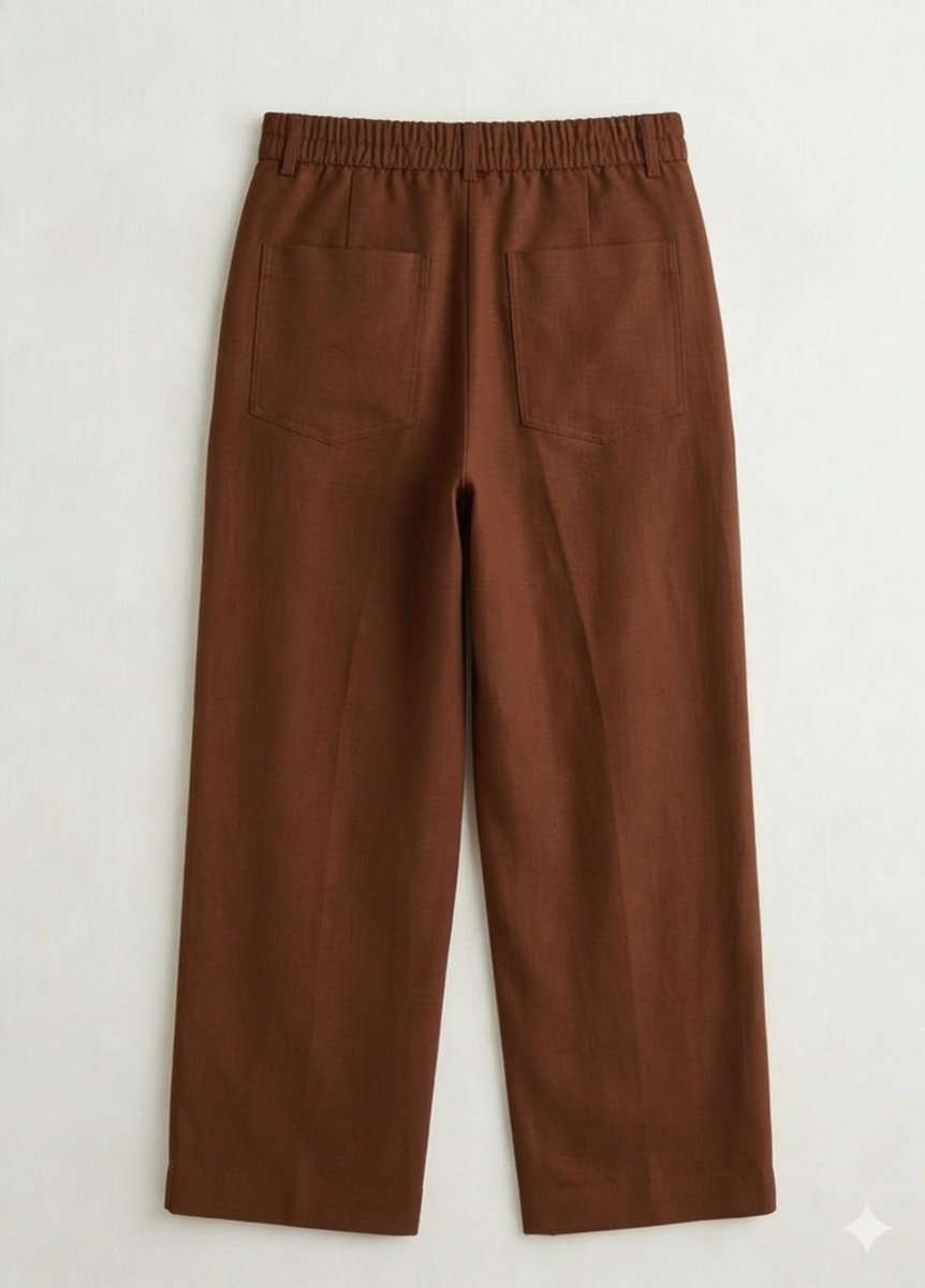 Pants Women Brown - Women - Naymish Designs