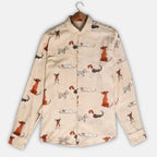 Pup Culture - Luxury Designer Shirt | Soft Cotton or Pure Linen | Partywear shirt for Men - Naymish Designs