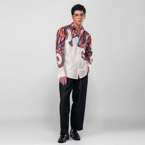 Reimagined Curves - Designer Blouse Shirts for Women - Naymish Designs