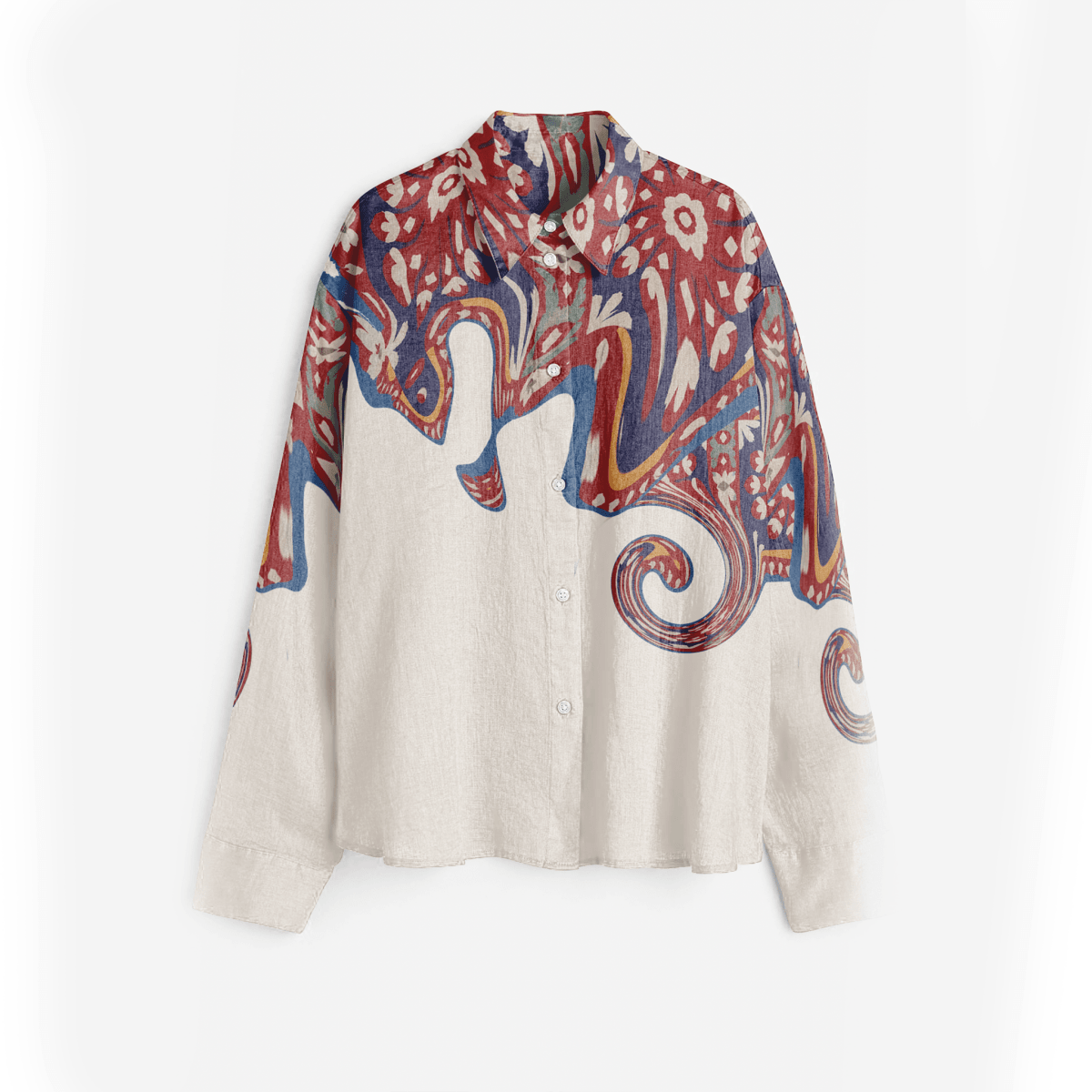 Reimagined Curves - Designer Blouse Shirts for Women - Naymish Designs