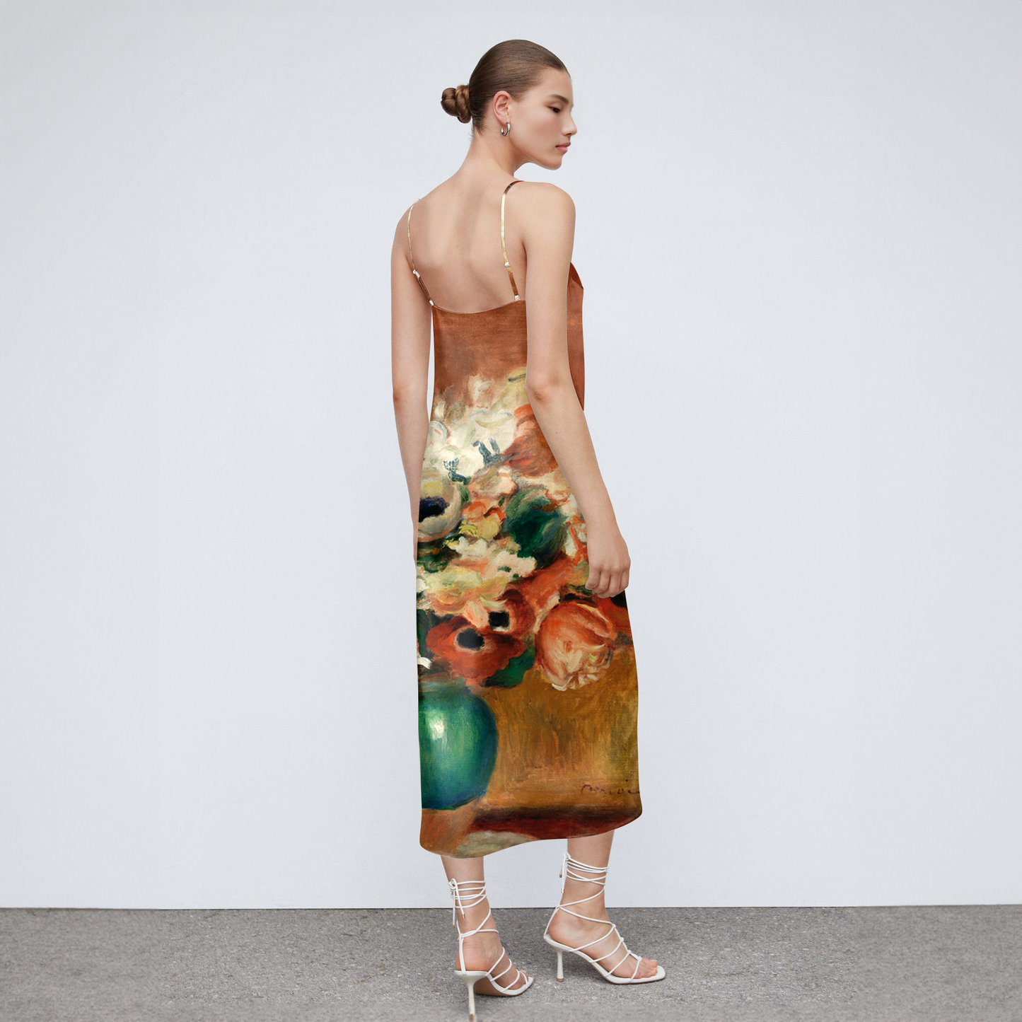 Renoir Flower Slip Dress