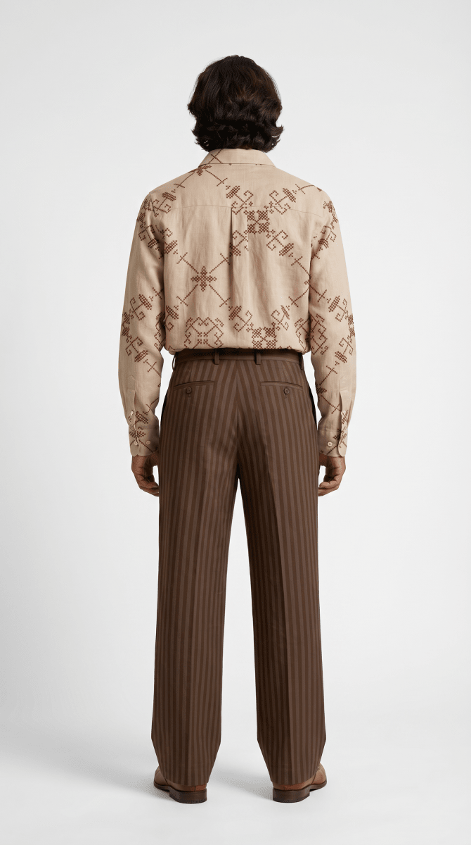 Retro Bow Shirt Men - Naymish Designs
