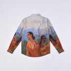 Shakuntala Women - Shirt Women - Raja Ravi Varma - Shirt for Women Luxury Designer | Soft Cotton or Pure Linen  - Naymish Designs