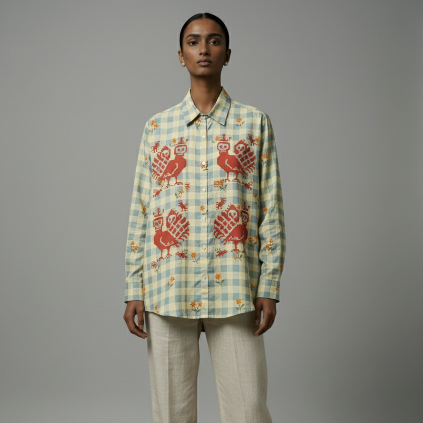 Mori Checks Shirt for Women