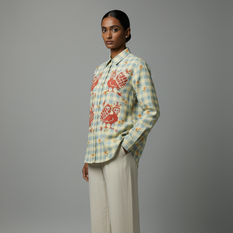 Mori Checks Shirt for Women