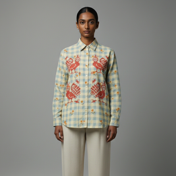 Mori Checks Shirt for Women