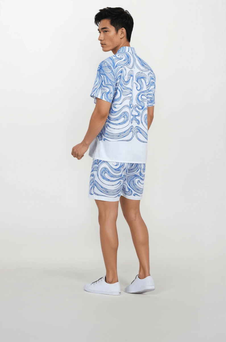 Song of River White Luxury Shirts for Men - Naymish Designs