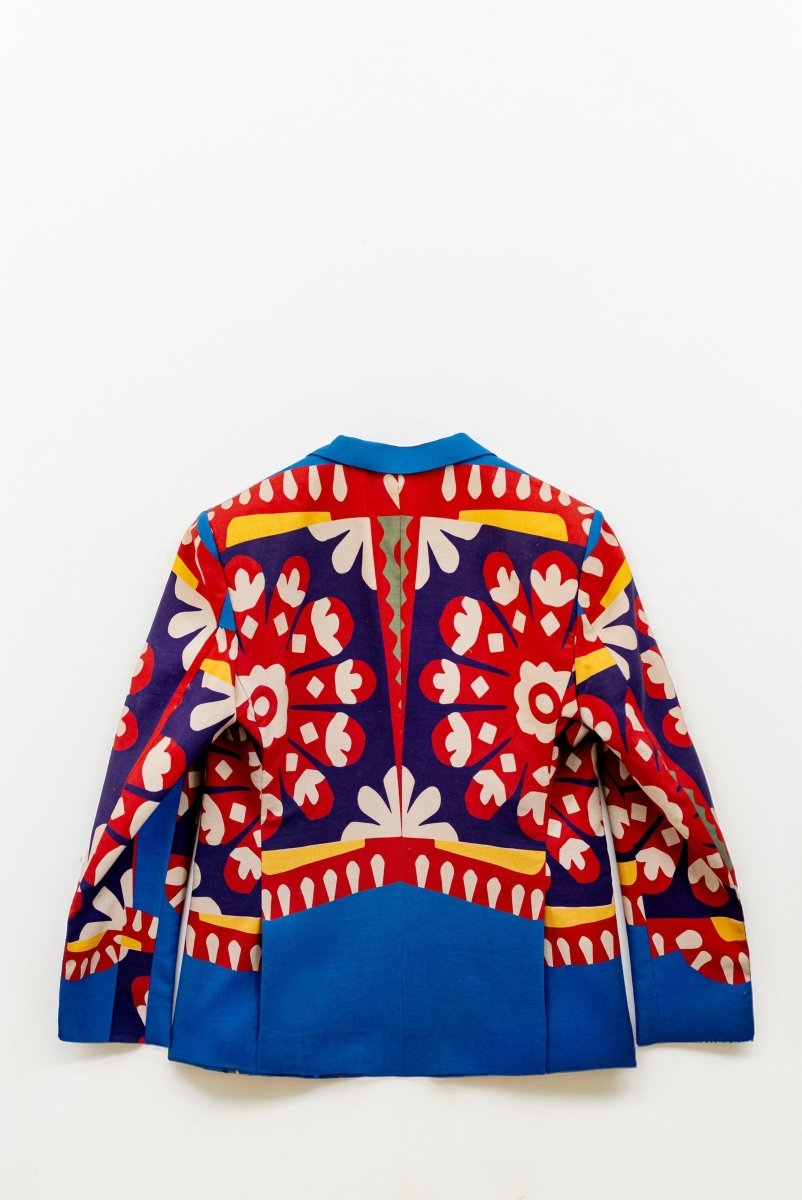 Summer Light Blazer - Kanaat in Blue - Naymish Designs