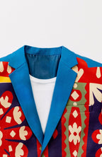 Summer Light Blazer - Kanaat in Blue - Naymish Designs