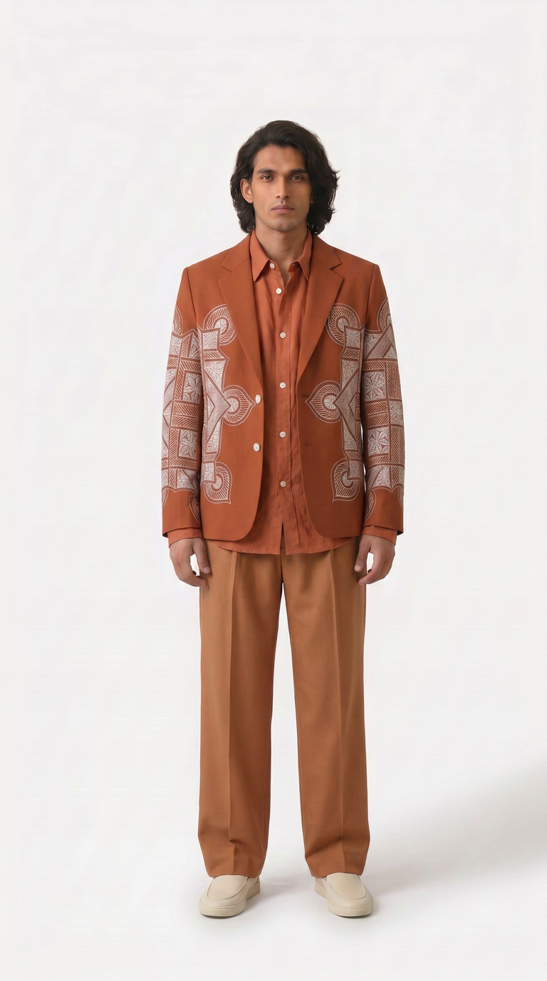 Terra Rangoli blazer men front