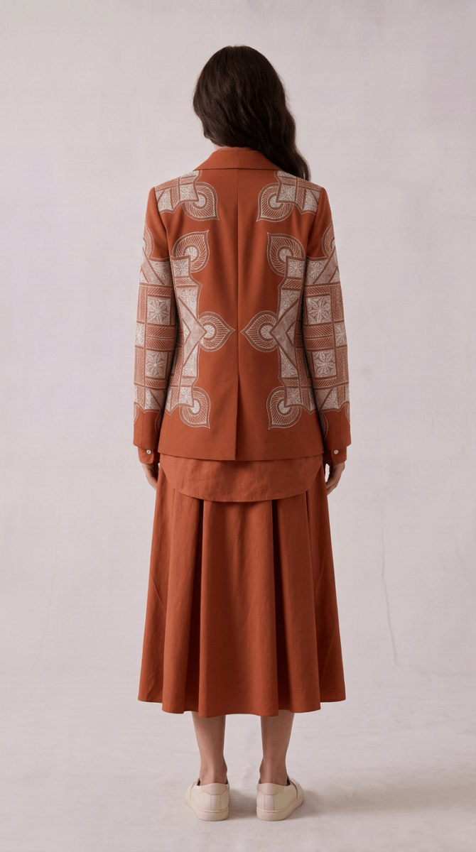 Terra-Rangoli-Blazer-Women - Naymish Designs