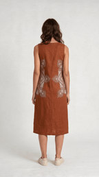 Terra-Rangoli-Dress-Women - Naymish Designs