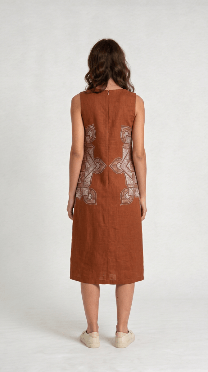 Terra-Rangoli-Dress-Women - Naymish Designs