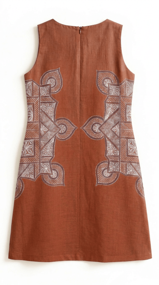 Terra-Rangoli-Dress-Women - Naymish Designs
