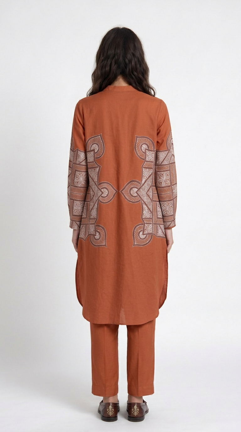 Terra Rangoli kurta women back