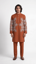 Terra-Rangoli-Kurta Set-Men - Naymish Designs