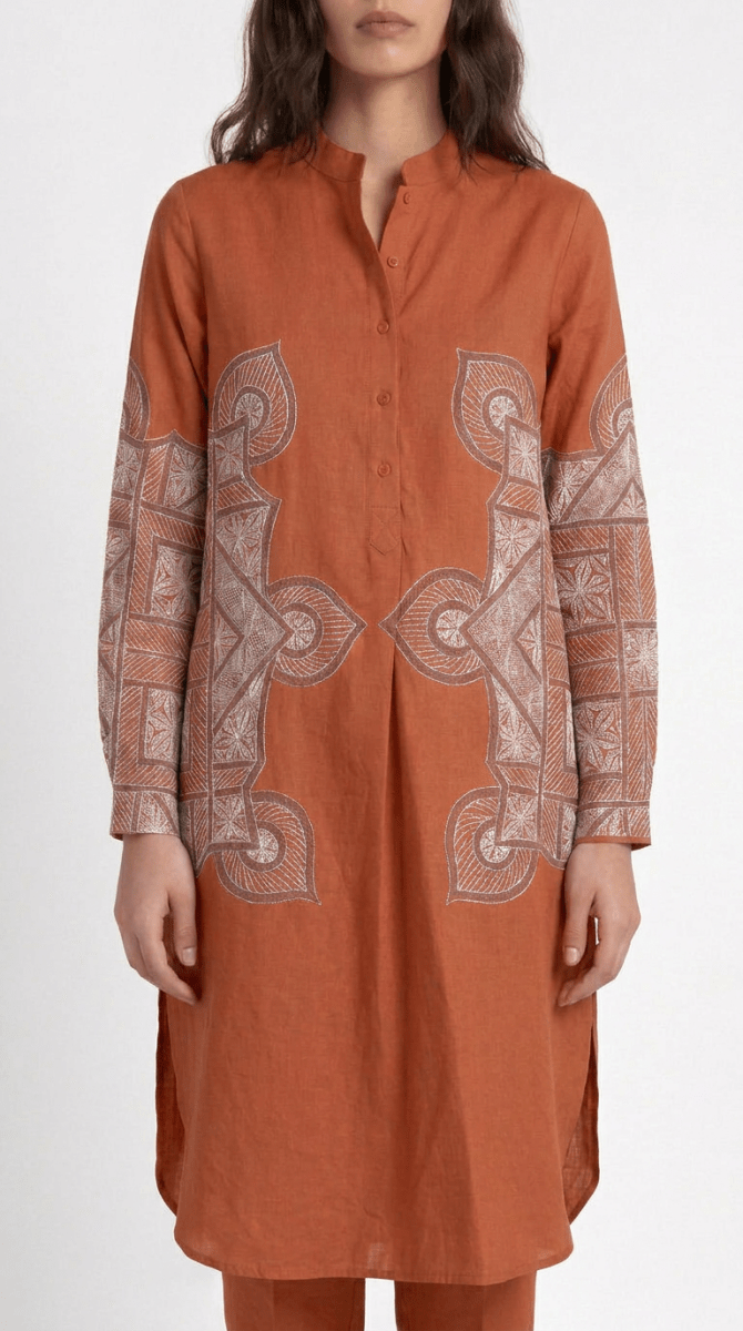 Terra-Rangoli-Kurta Set-Women - Naymish Designs