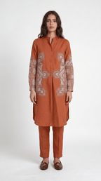 Terra-Rangoli-Kurta Set-Women - Naymish Designs