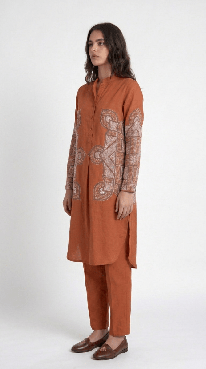 Terra-Rangoli-Kurta-Women - Naymish Designs