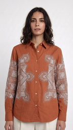 Terra Rangoli shirt women front