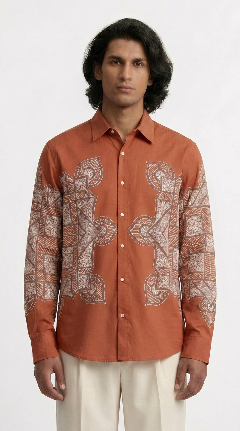 Terra Rangoli shirt men front