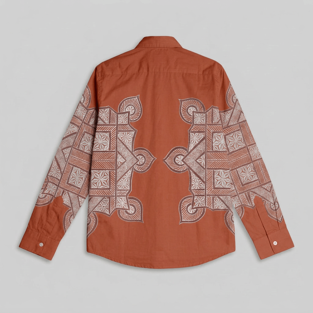 Terra-Rangoli-Shirt-Men - Naymish Designs