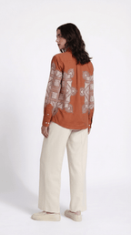 Terra-Rangoli-Shirt-Women - Naymish Designs