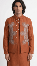 Terra-Rangoli-Vest-Men - Naymish Designs