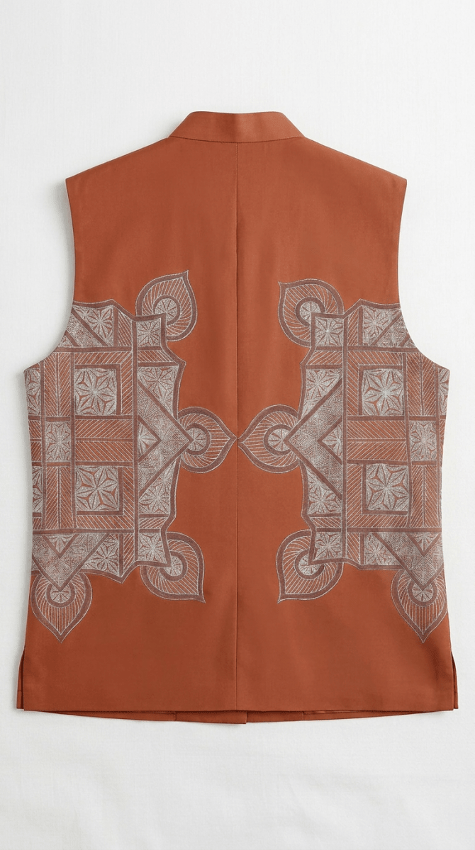 Terra-Rangoli-Vest-Men - Naymish Designs