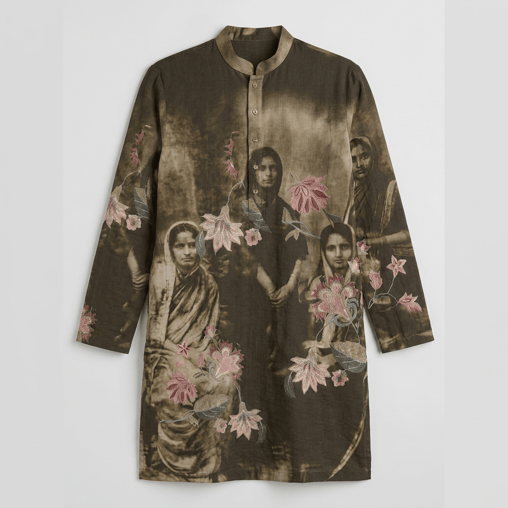 Vintage Family Kurta Men - Naymish Designs