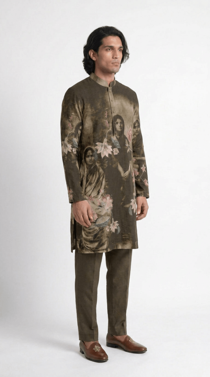 Vintage Family Kurta Men - Naymish Designs