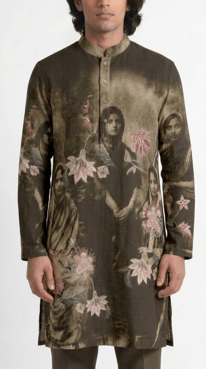 Vintage Family Kurta Men - Naymish Designs