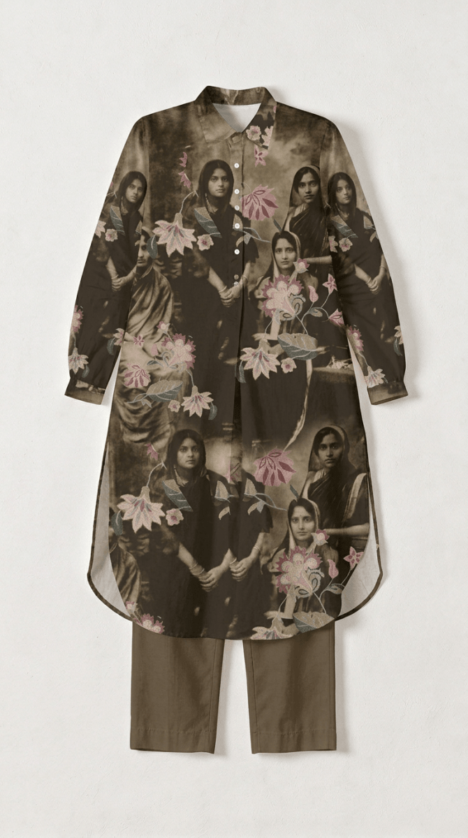 Vintage Family Kurta Set Women - Naymish Designs