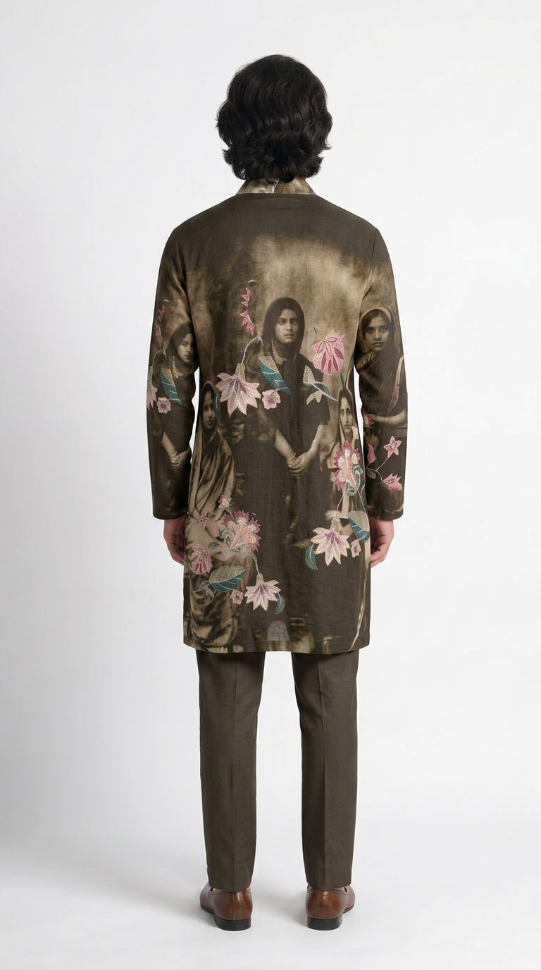 Vintage Family Kurta Men back view