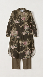Vintage Family Kurta Set Women flat set view