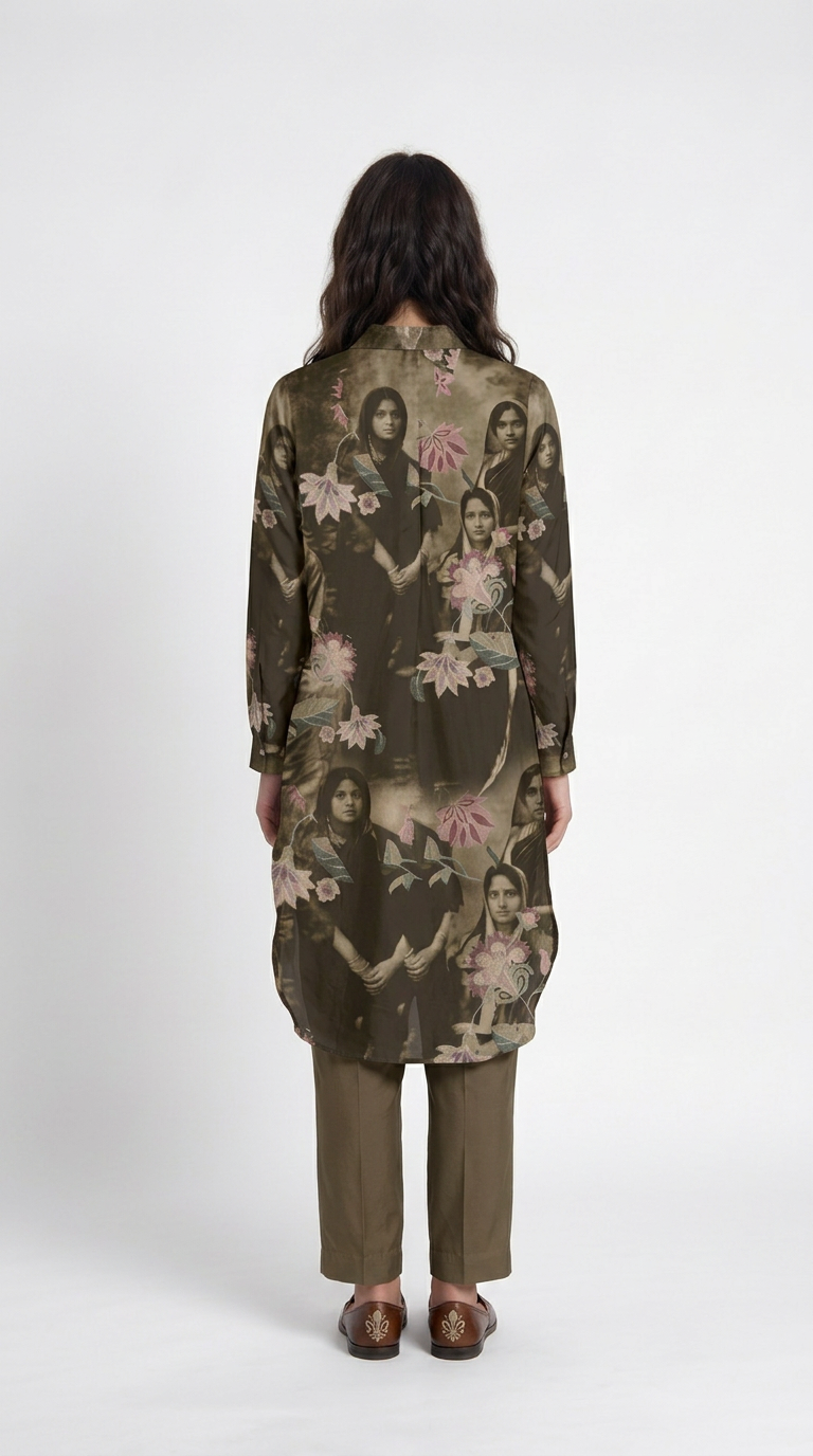 Vintage Family Kurta Women back view