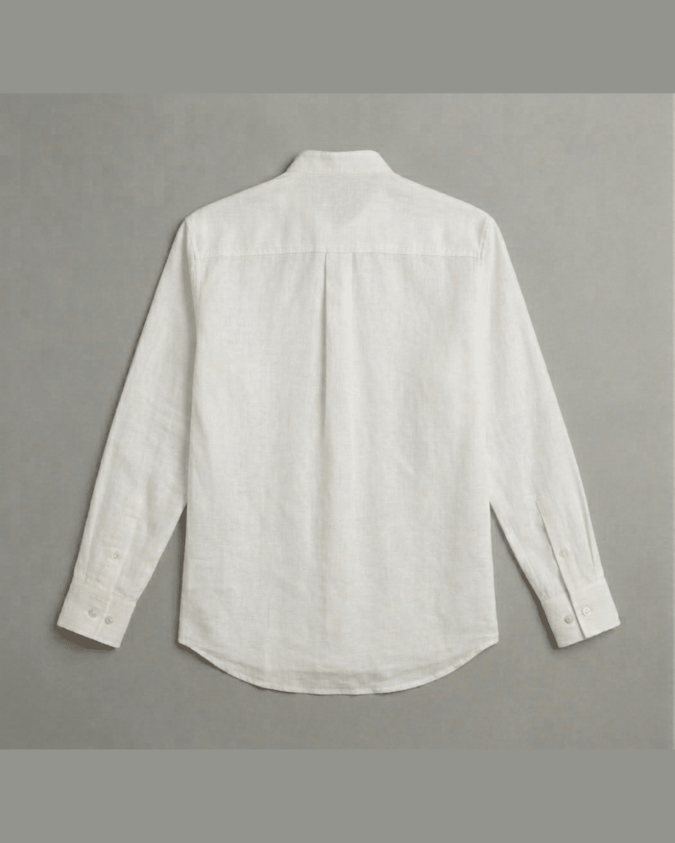 White Cowl Men Shirt - Naymish Designs