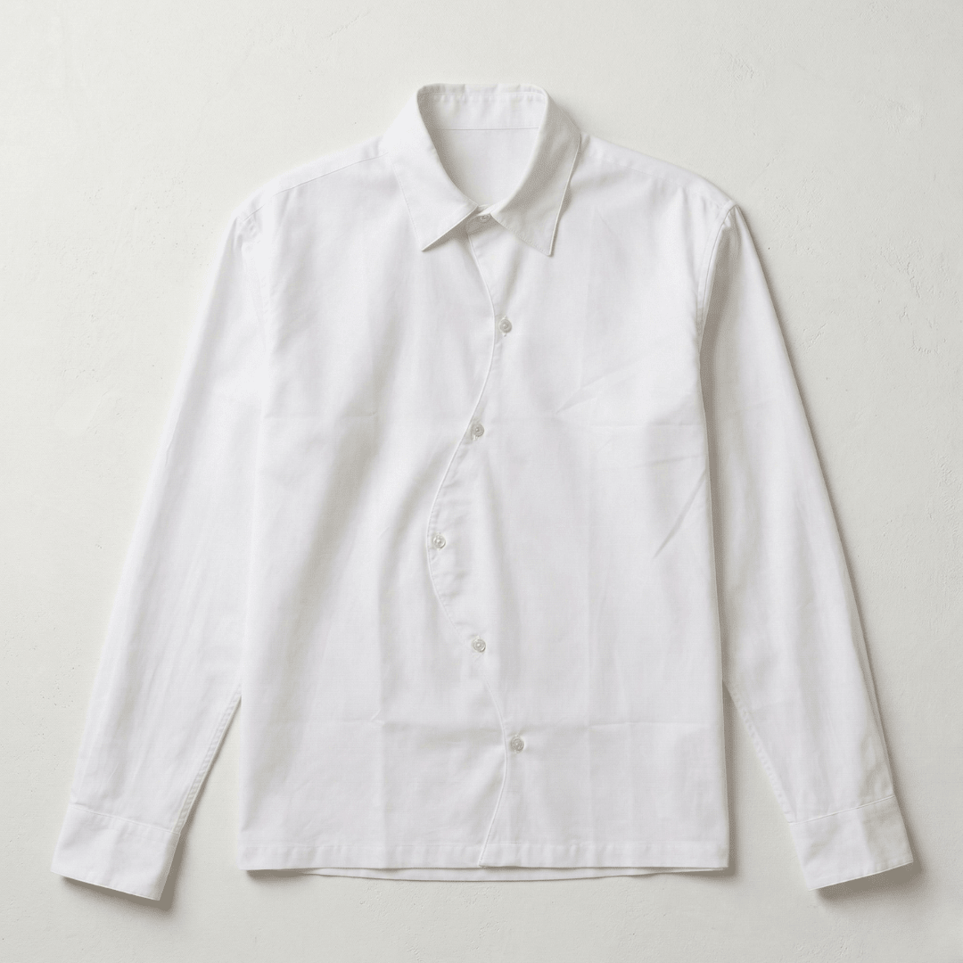 Yin Yang Shirt - YYS - White Cotton Shirt for Men - Naymish Designs