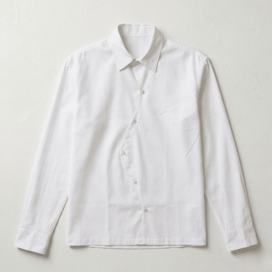 Yin Yang Shirt - YYS - White Cotton Shirt for Men - Naymish Designs